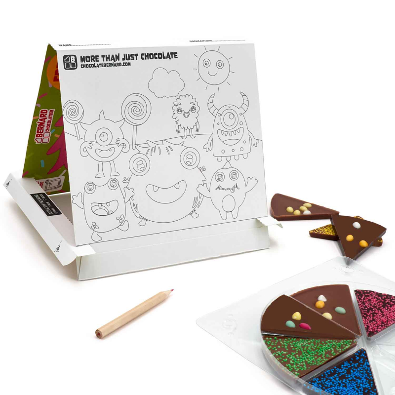  Bernard Chocolatier Milk Chocolate Pizza Assorted 105g 