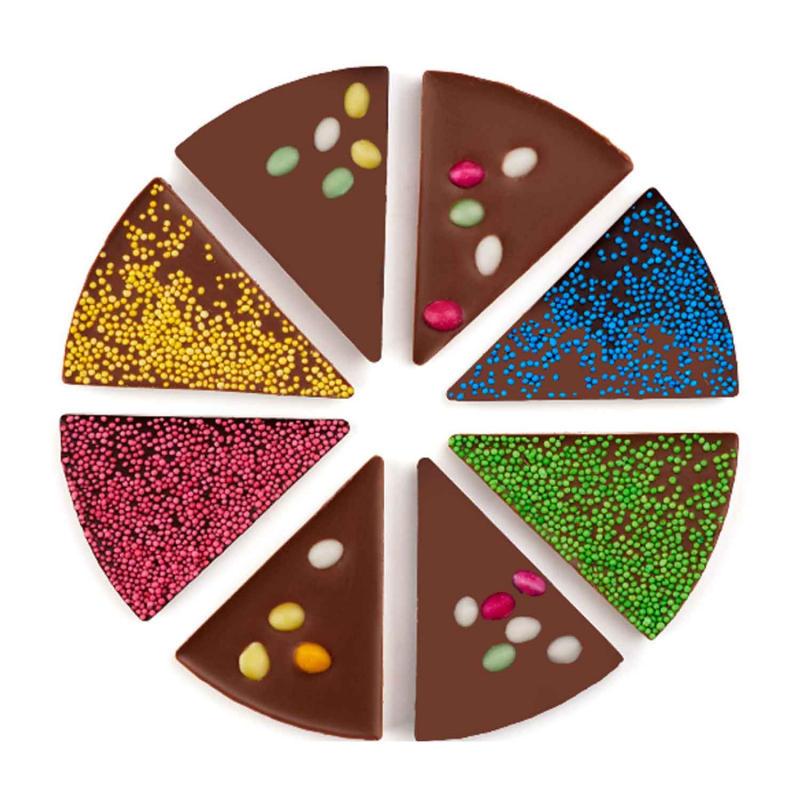  Bernard Chocolatier Milk Chocolate Pizza Assorted 105g 