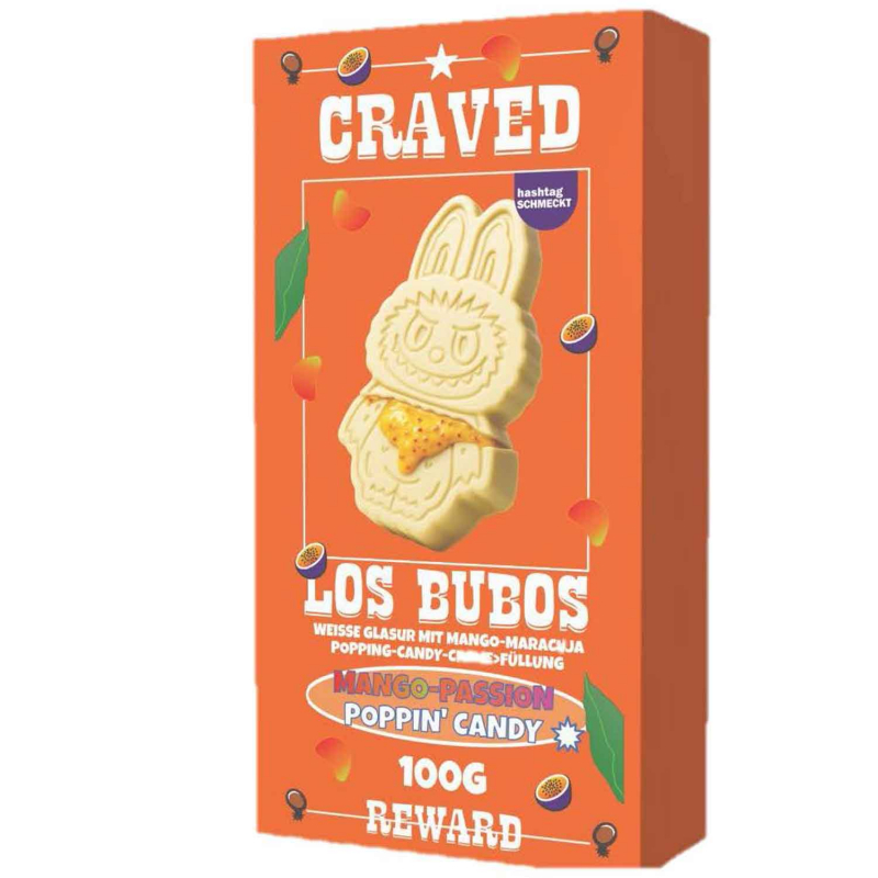  Craved Los Bubos Mango-Passion Poppin' Candy 100g 