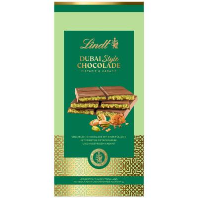  Lindt Dubai Style Chocolade Tafel 150g 
