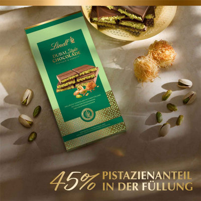  Lindt Dubai Style Chocolade Tafel 150g 