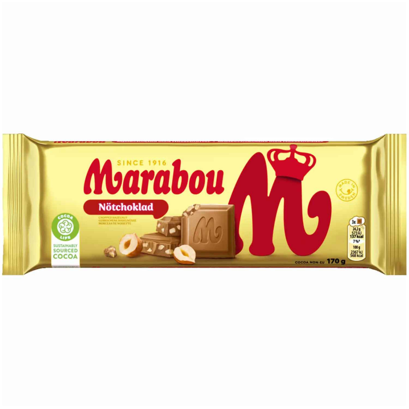  Marabou Nötchoklad 170g 