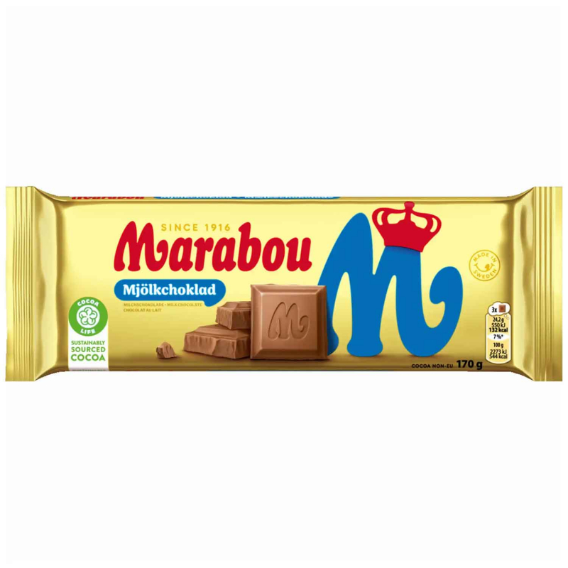  Marabou Mjölkchoklad 170g 