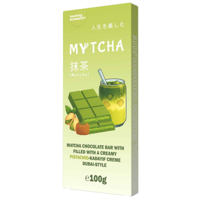  Mytcha Matcha Chocolate Bar Dubai-Style 100g 