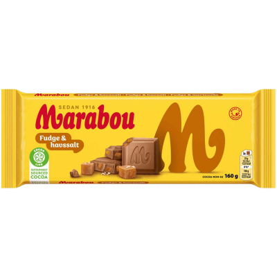  Marabou Fudge & Havssalt 160g 