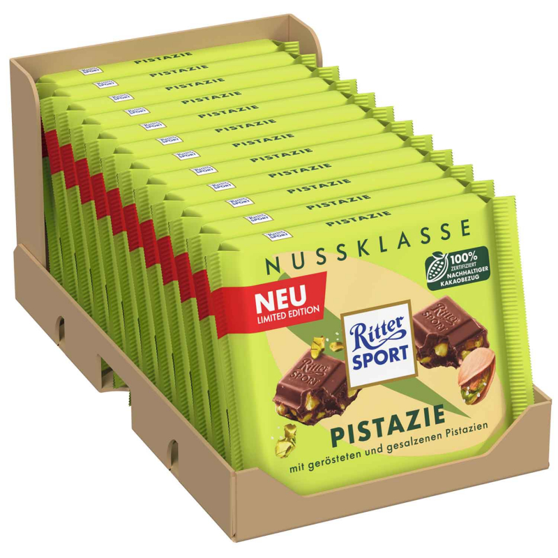  Ritter Sport Nussklasse Pistazie 100g 