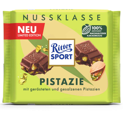  Ritter Sport Nussklasse Pistazie 100g 