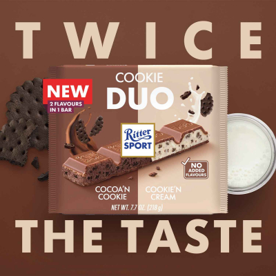  Ritter Sport Cookie Duo 218g 