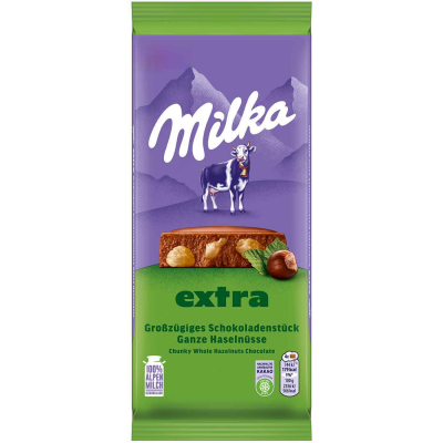  Milka Extra Ganze Haselnüsse 190g 
