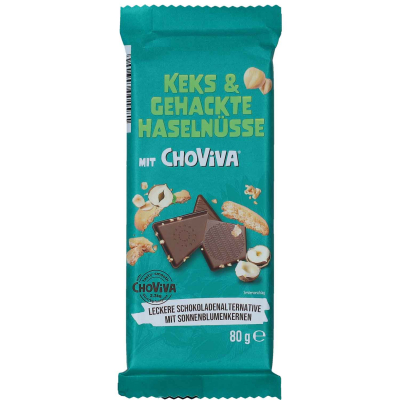  Ludwig Keks & gehackte Haselnüsse mit ChoViva 80g 