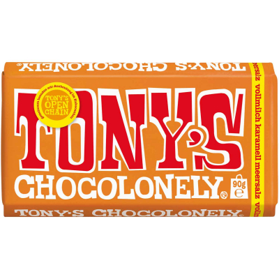  Tony's Chocolonely Vollmilch Karamell Meersalz 90g 