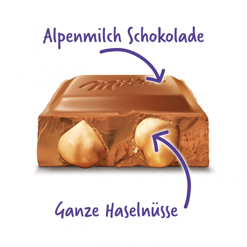  Milka Mmmax Ganze Haselnüsse 250g 