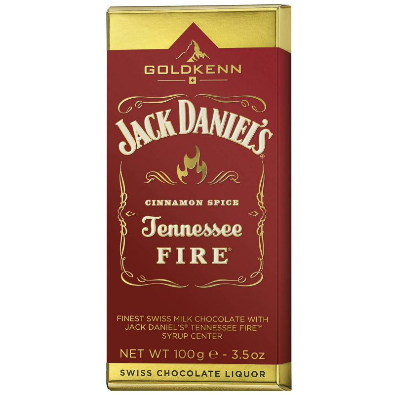  Goldkenn Jack Daniel's Tennessee Fire Cinnamon Spice Chocolate 100g 