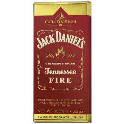  Goldkenn Jack Daniel's Tennessee Fire Cinnamon Spice Chocolate 100g 