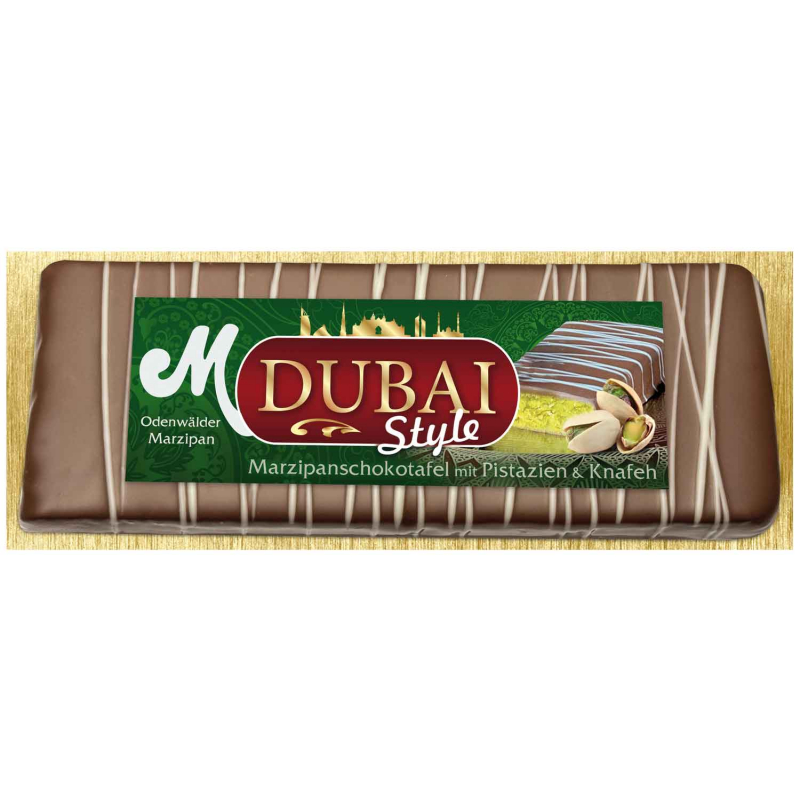  Odenwälder Marzipan Tafel Dubai Style 130g 