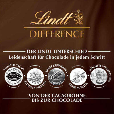  Lindt Excellence Pailleté mit knuspriger Waffel Feinherb Tafel 100g 