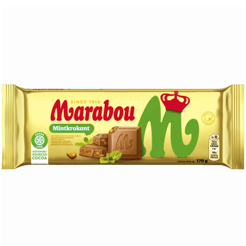  Marabou Mintkrokant 170g 