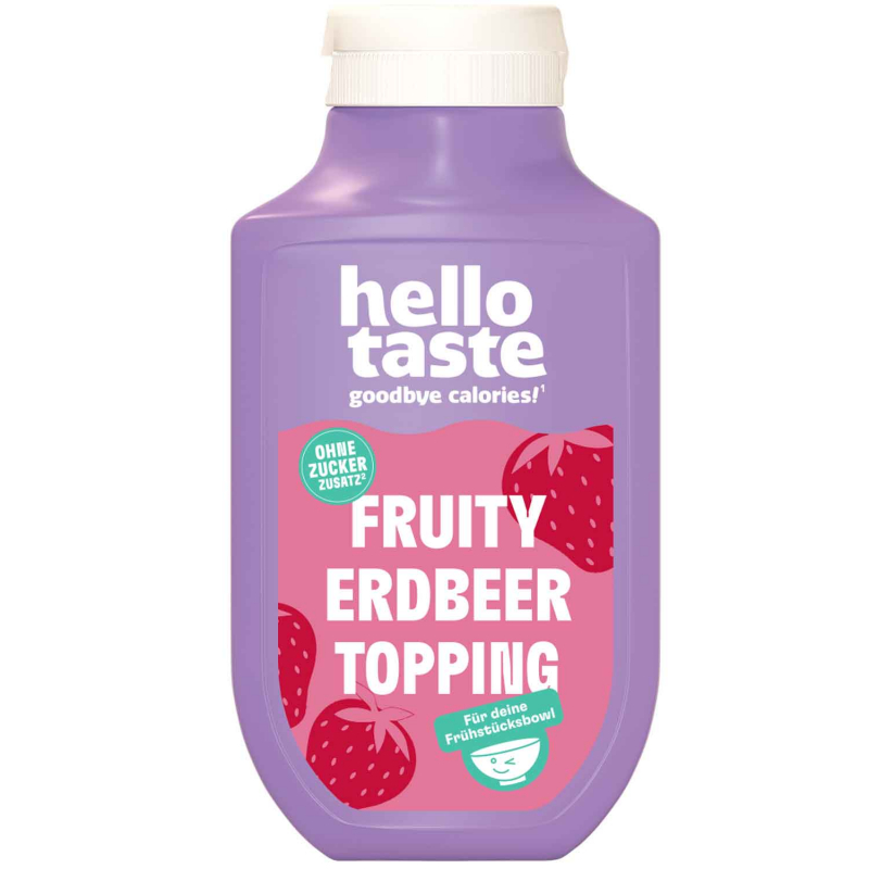  hellotaste Fruity Erdbeer Topping 250ml 