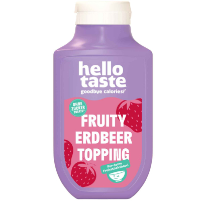  hellotaste Fruity Erdbeer Topping 250ml 