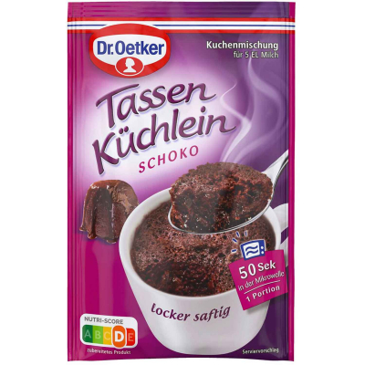  Dr. Oetker Tassenküchlein Schoko 55g 