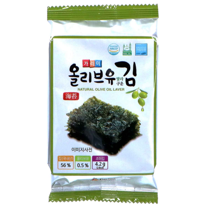  Garimi Seetang Snack Natural Olive Oil Laver 3er 