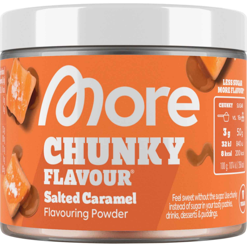  More Chunky Flavour Geschmackspulver Salted Caramel 90g 
