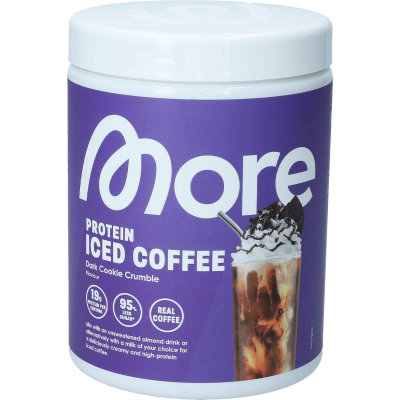  More Protein Iced Coffee Dark Cookie Crumble 300g 