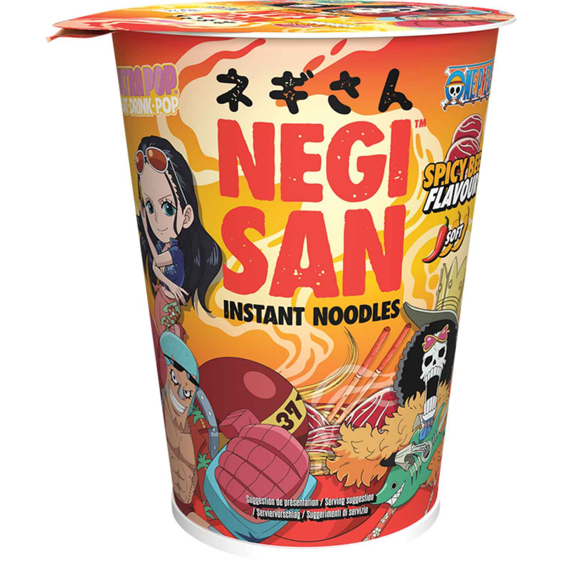  One Piece Negisan Instant Noodles Spicy Beef 65g 