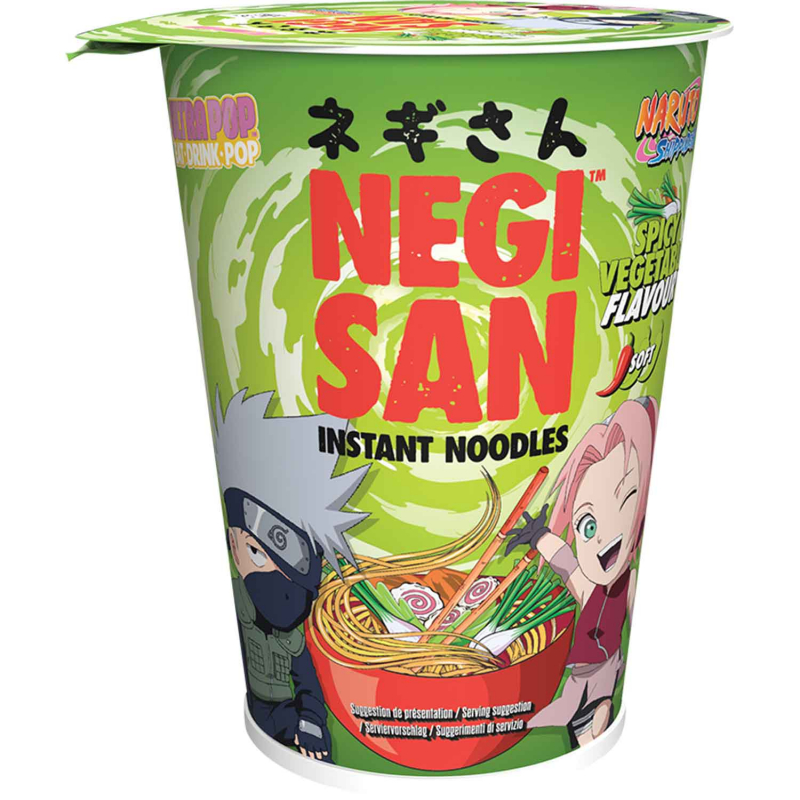  Naruto Shippuden Negisan Instant Noodles Spicy Vegetable 65g 