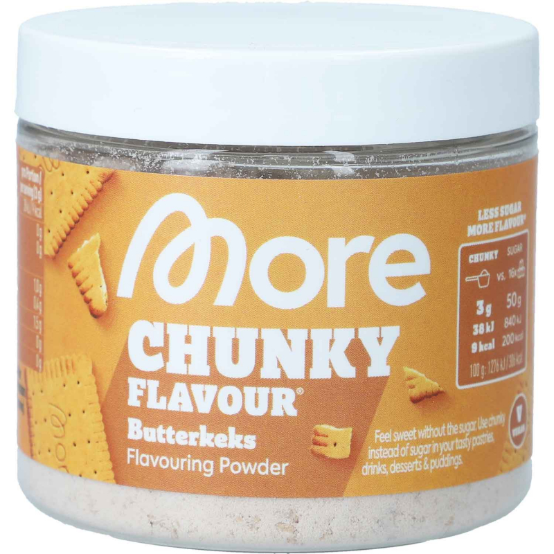  More Chunky Flavour Geschmackspulver Butterkeks 90g 