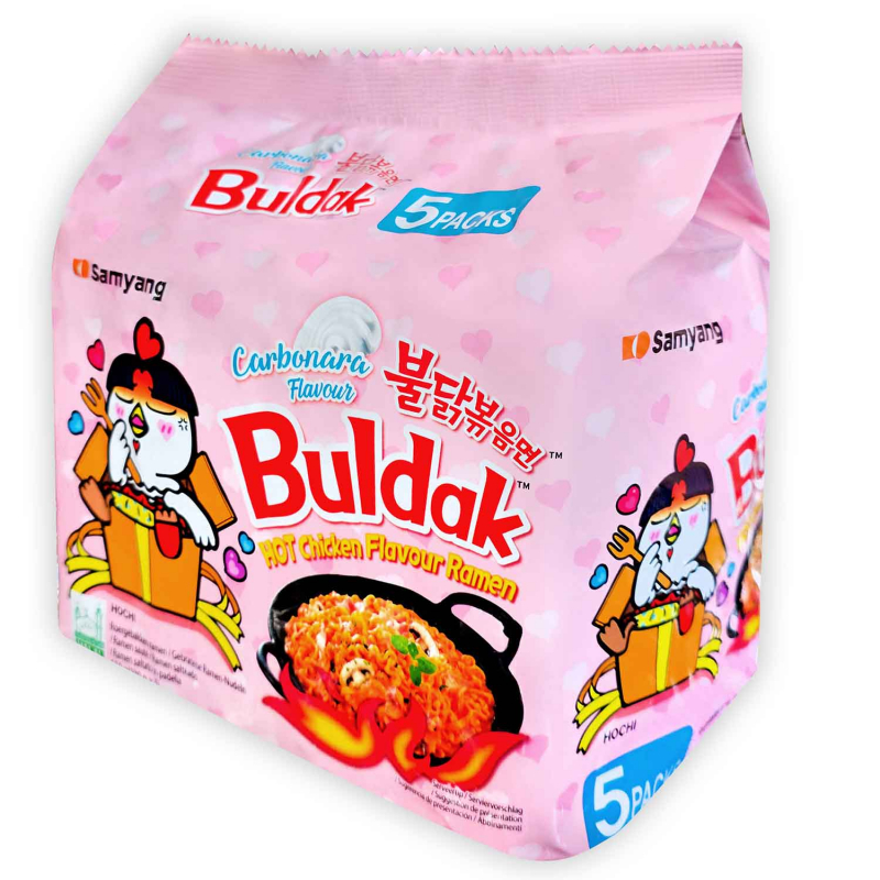  Samyang Buldak Ramen Hot Chicken Carbonara 5x130g 