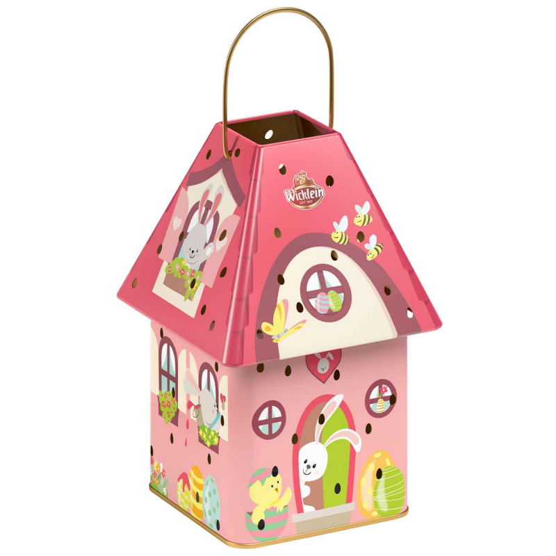 Wicklein Oster-Allerlei glasiert Osterhasen-Häuschen 200g