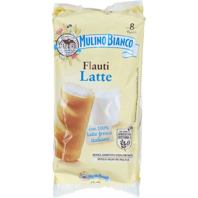 Mulino Bianco Flauti Latte 8er