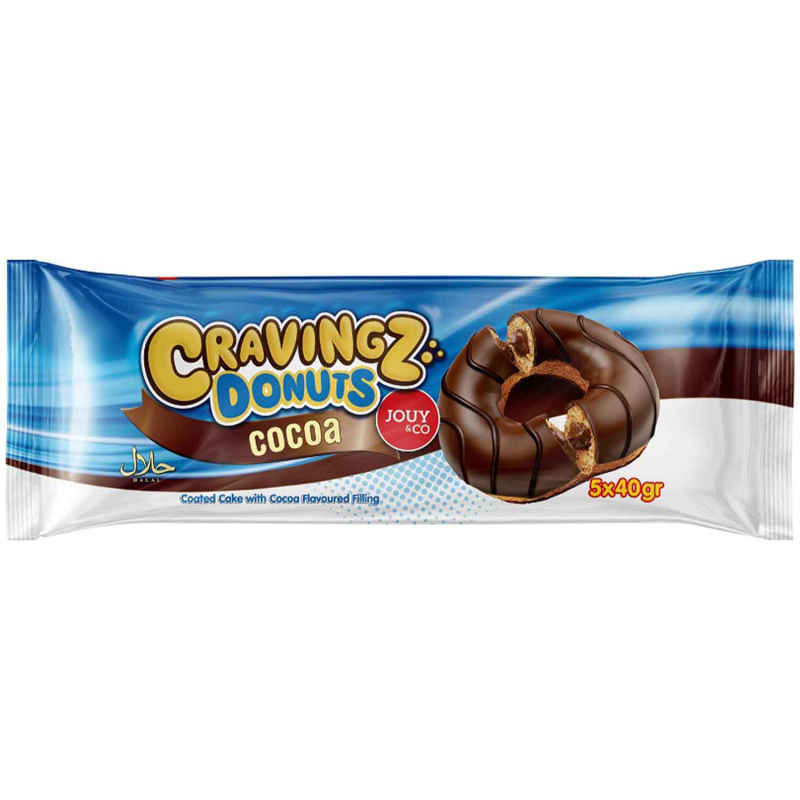 Jouy & Co Cravingz Donuts Cocoa 5x40g