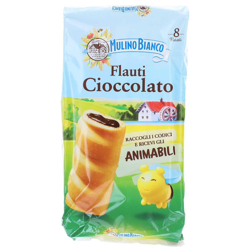 Mulino Bianco Flauti Cioccolato 8er