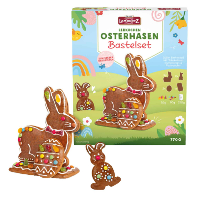 Lambertz Lebkuchen Osterhasen Bastelset 770g