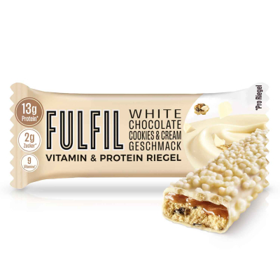Fulfil Vitamin & Protein Riegel White Chocolate Cookies & Cream 40g