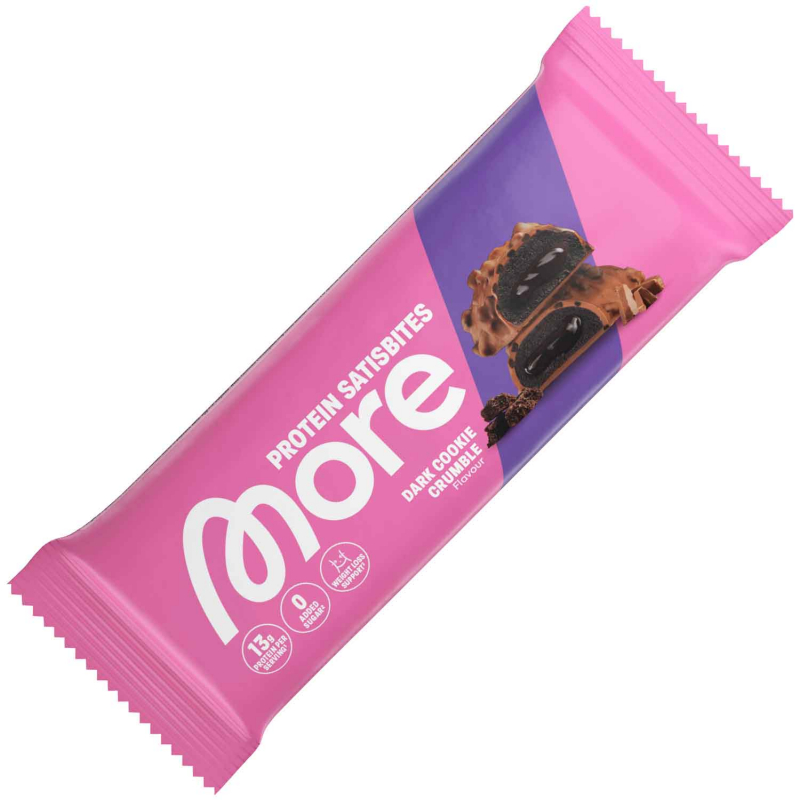 More Protein Satisbites Dark Cookie Curmble 50g