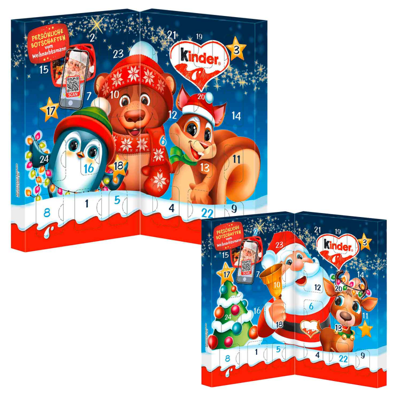 kinder Mix Klapp adventi naptár