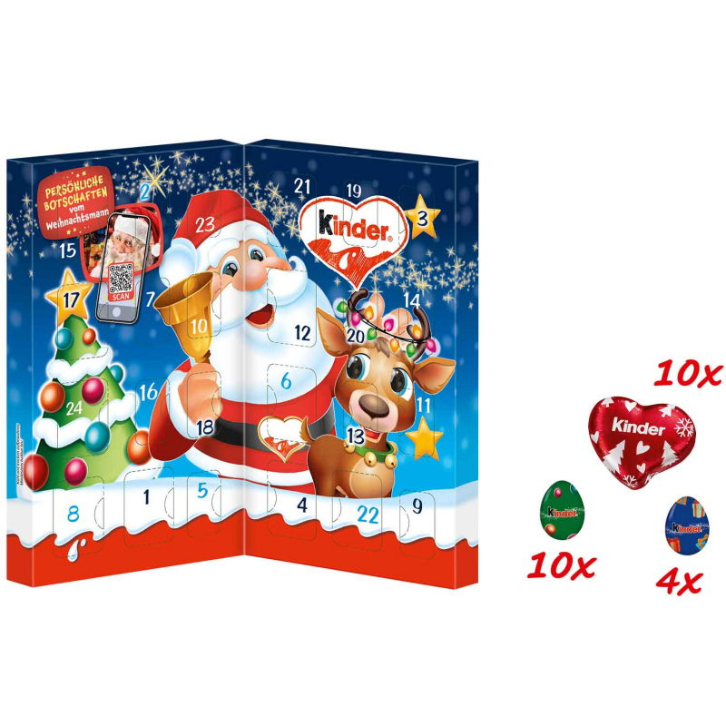 kinder Mix Klapp adventi naptár