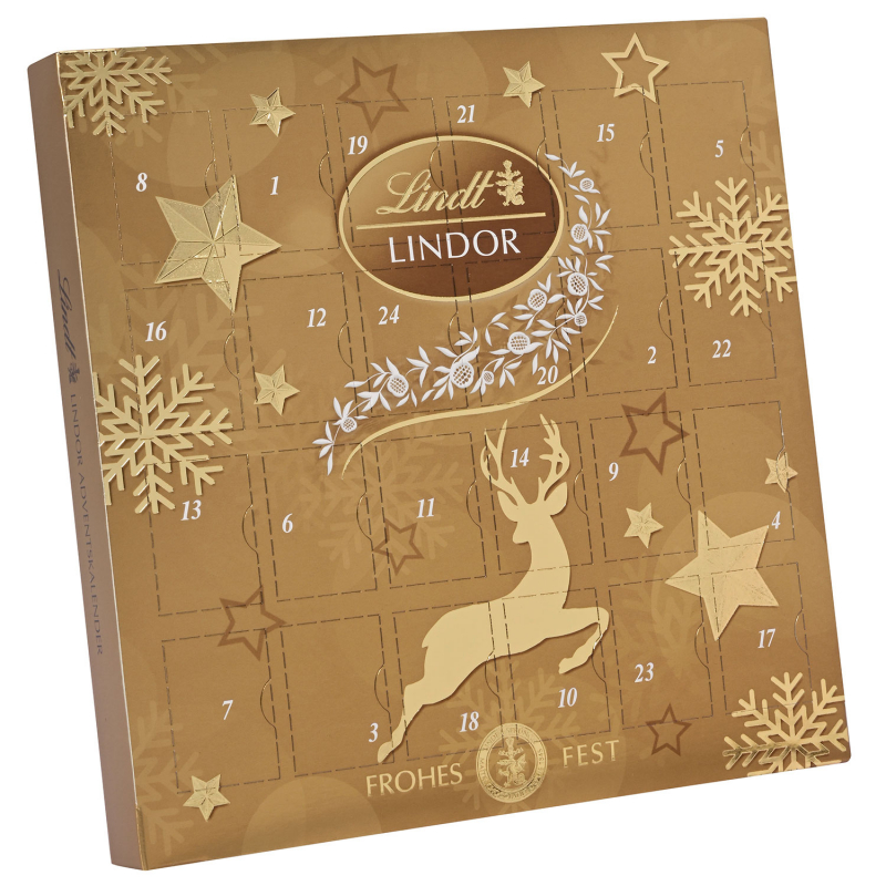 Lindt Lindor Mini Tisch adventi naptár