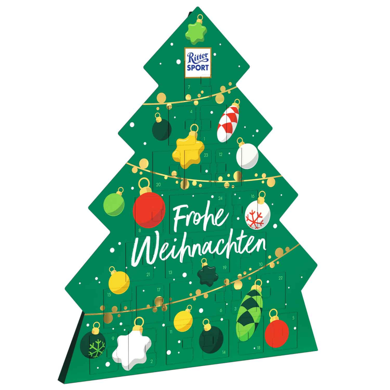 Ritter Sport Schokowürfel adventi naptár