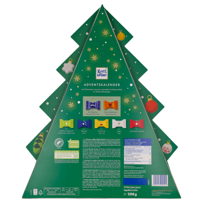 Ritter Sport Schokowürfel adventi naptár