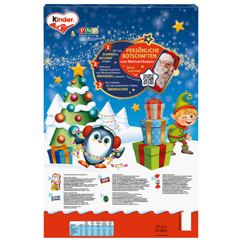 kinder Mix adventi naptár