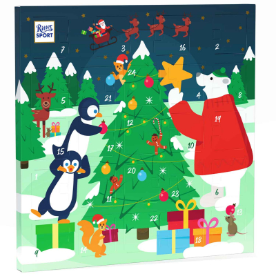 Ritter Sport Quadrat adventi naptár