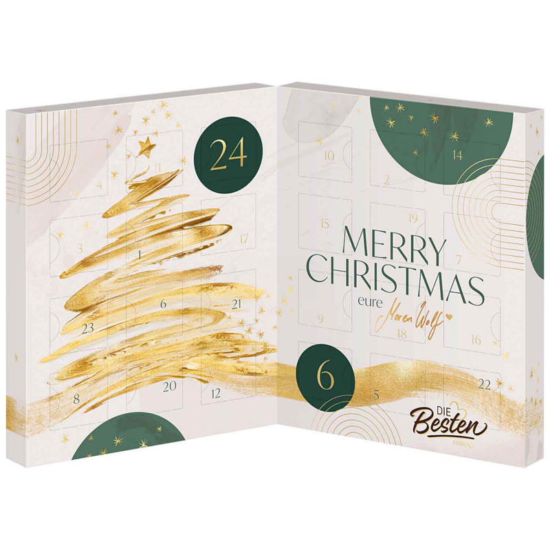 Die Besten von Ferrero Designed by Influencerin Maren Wolf adventi naptár