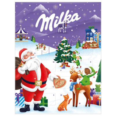Milka adventi naptár klein