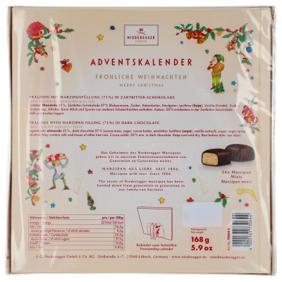 Niederegger adventi naptár Wichtelwerkstatt Mini