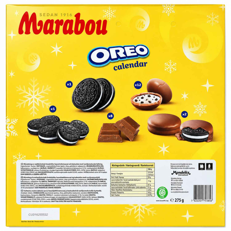Marabou Oreo adventi naptár