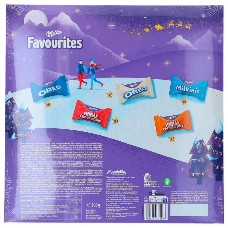 Milka Favourites adventi naptár
